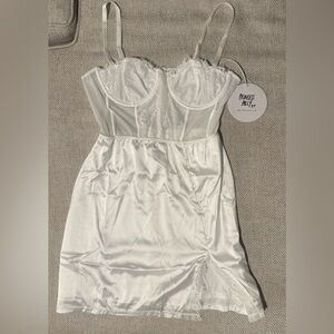 Princess Polly Ivory slip dress